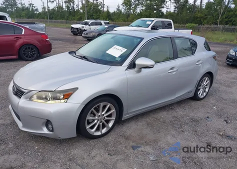 2011 Lexus Ct 200H Premium from USA, damaged, VIN JTHKD5BH6B2046807
